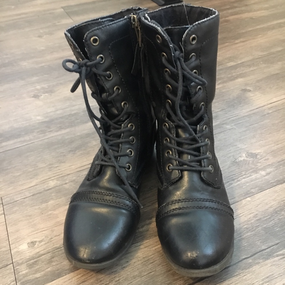 😍4 for $25 SALE Black Combat Boots